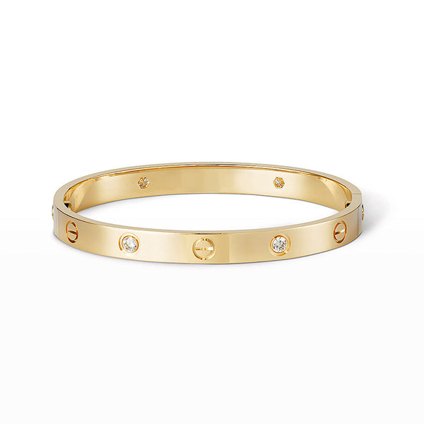 [Regal Gem]LOVE BRACELET 6.1MM 4 DIAMONDS