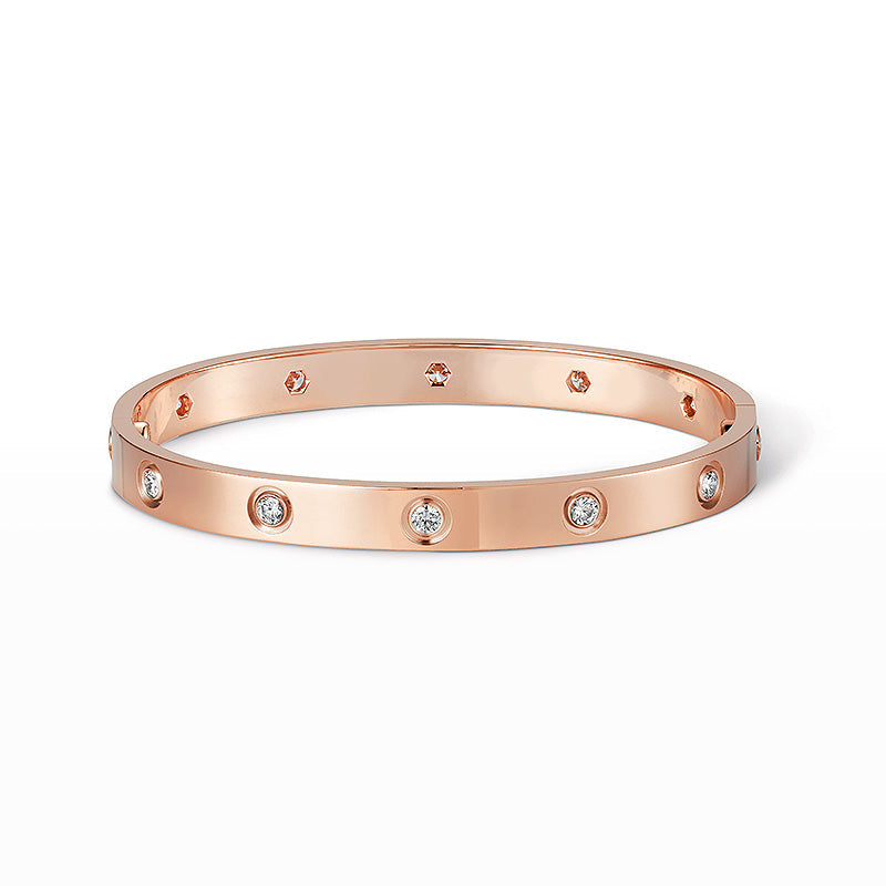 [Regal Gem]LOVE BRACELET 6.1MM 10 DIAMONDS