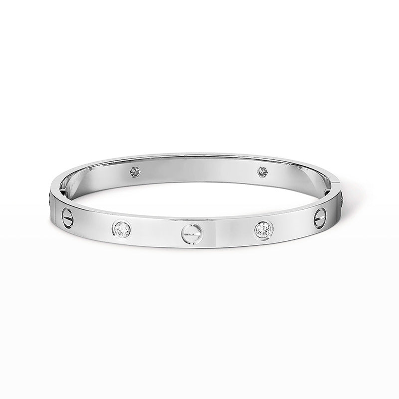 [Regal Gem]LOVE BRACELET 6.1MM 4 DIAMONDS