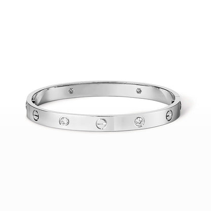 [Regal Gem]LOVE BRACELET 6.1MM 4 DIAMONDS