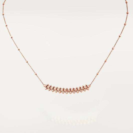 [Regal Gem]CLASH PINK GOLD NECKLACE