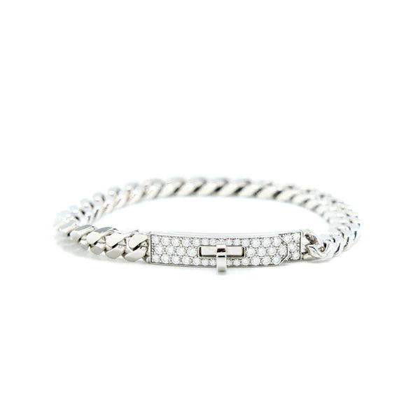 [Regal Gem]KELLY CHAIN SILVER DIAMOND BRACELET