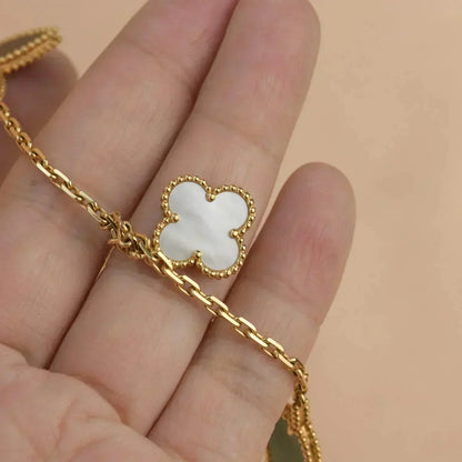 [Regal Gem]LUCKY SPRING 5 MOTIF GOLD BRACELET