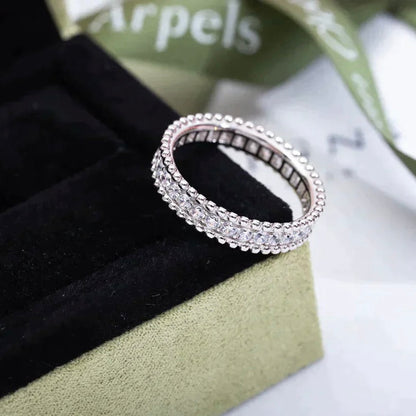 [Regal Gem]PERLEE DIAMOND SILVER RING