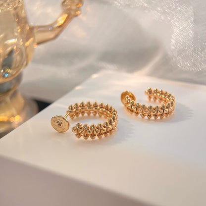 [Regal Gem]CLASH SMALL HOOP EARRINGS