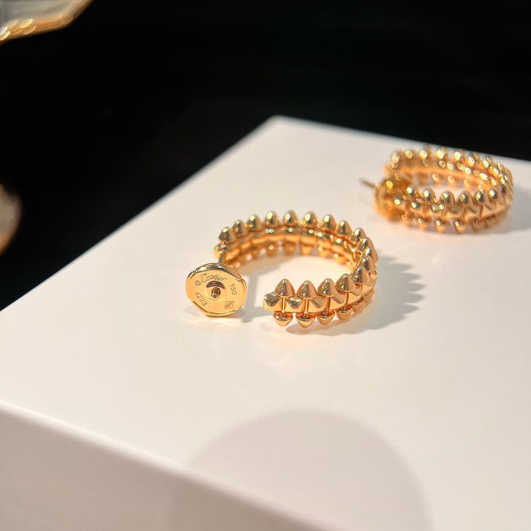 [Regal Gem]CLASH SMALL HOOP EARRINGS