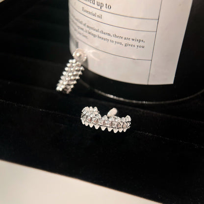 [Regal Gem]CLASH SMALL HOOP EARRINGS