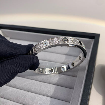 [Regal Gem]LOVE BRACELET 6.1MM DIAMOND-PAVED CERAMIC