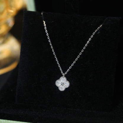[Regal Gem]CLOVER MINI 9.5MM PENDANT DIAMOND NECKLACE