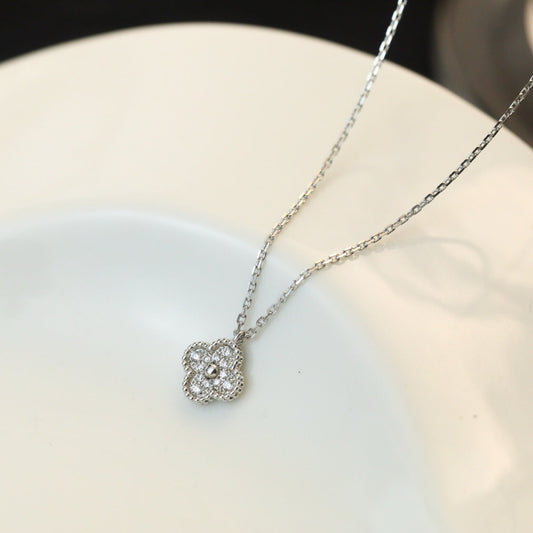[Regal Gem]CLOVER MINI 9.5MM PENDANT DIAMOND NECKLACE