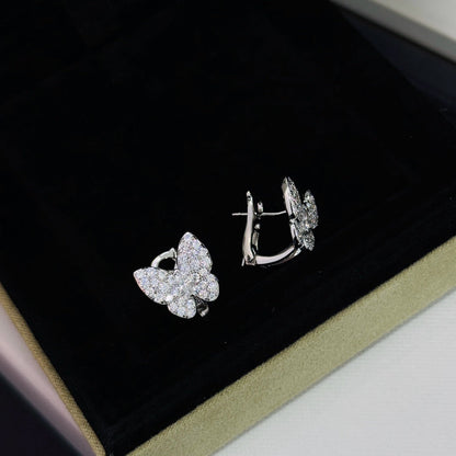 [Regal Gem]BUTTERFLY ALL DIAMOND EARRINGS