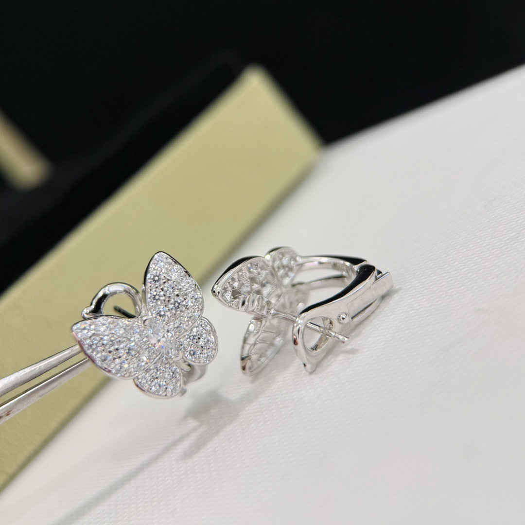 [Regal Gem]BUTTERFLY ALL DIAMOND EARRINGS