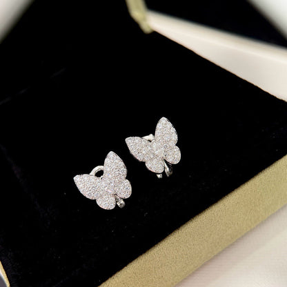 [Regal Gem]BUTTERFLY ALL DIAMOND EARRINGS