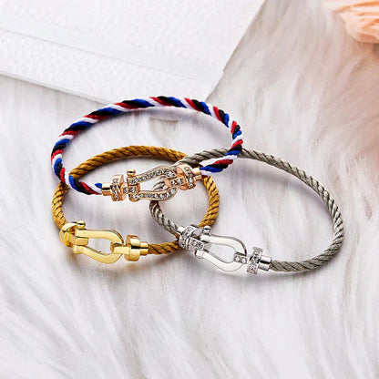 [Regal Gem]FORCE LARGE HORSESHOE NO DIAMOND BRACELET GOLD
