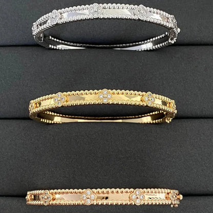 [Regal Gem]CLOVER BRACELET 4MM DIAMONDS