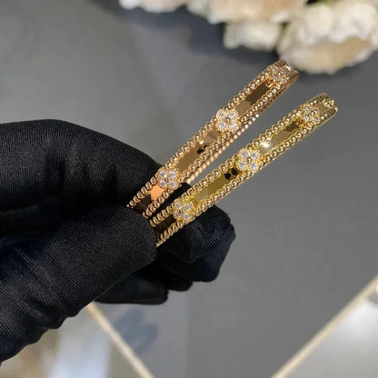 [Regal Gem]CLOVER BRACELET 4MM DIAMONDS