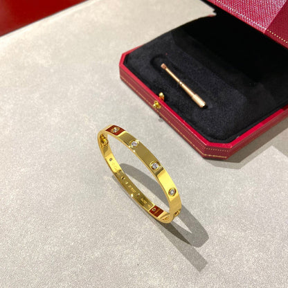 [Regal Gem]LOVE BRACELET 6.1MM 10 DIAMONDS