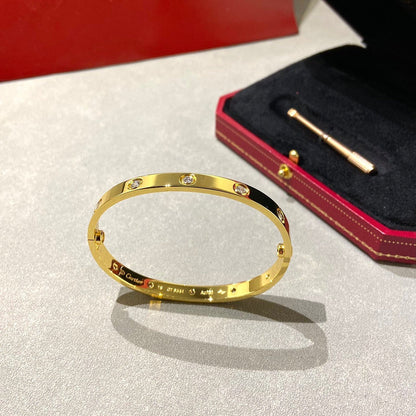 [Regal Gem]LOVE BRACELET 6.1MM 10 DIAMONDS