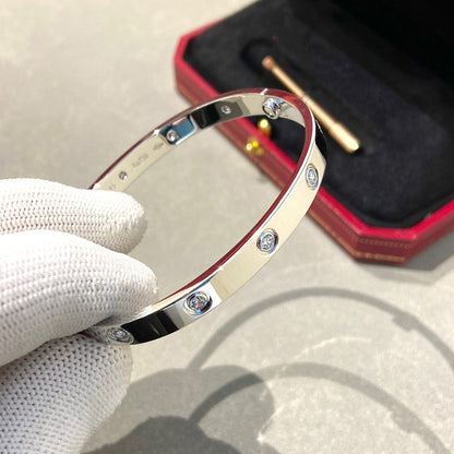 [Regal Gem]LOVE BRACELET 6.1MM 10 DIAMONDS