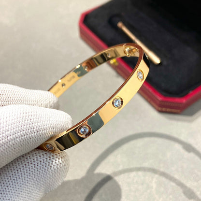 [Regal Gem]LOVE BRACELET 6.1MM 10 DIAMONDS