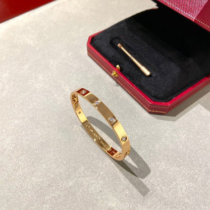 [Regal Gem]LOVE BRACELET 6.1MM 10 DIAMONDS