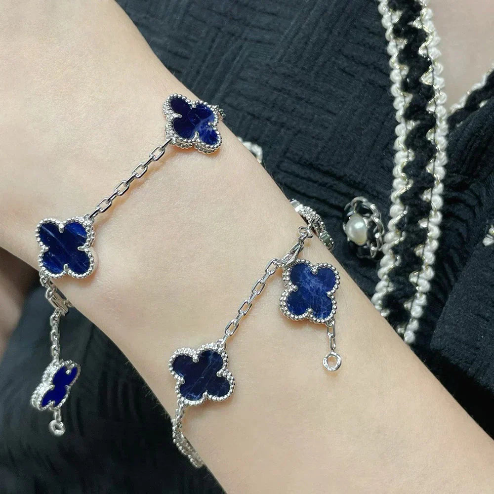 [Regal Gem]CLOVER 5 MOTIF PIETERSITE BRACELET COLLECTION