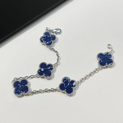 [Regal Gem]CLOVER 5 MOTIF PIETERSITE BRACELET COLLECTION