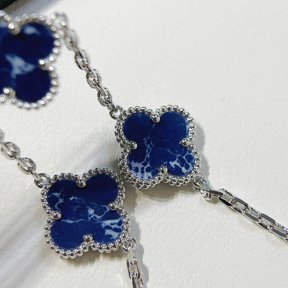 [Regal Gem]CLOVER 5 MOTIF PIETERSITE BRACELET COLLECTION
