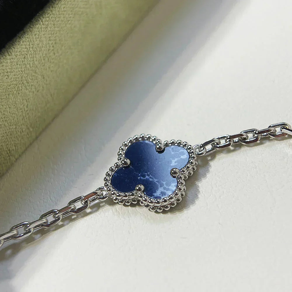 [Regal Gem]CLOVER 5 MOTIF PIETERSITE BRACELET COLLECTION