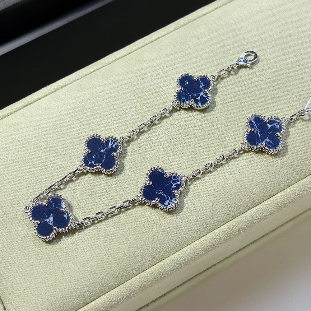 [Regal Gem]CLOVER 5 MOTIF PIETERSITE BRACELET COLLECTION