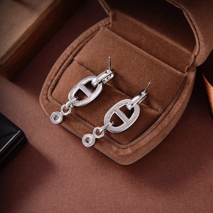 [Regal Gem]HM CHAINE DIAMOND EARRINGS
