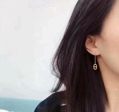 [Regal Gem]CHAINE TASSEL EARRINGS