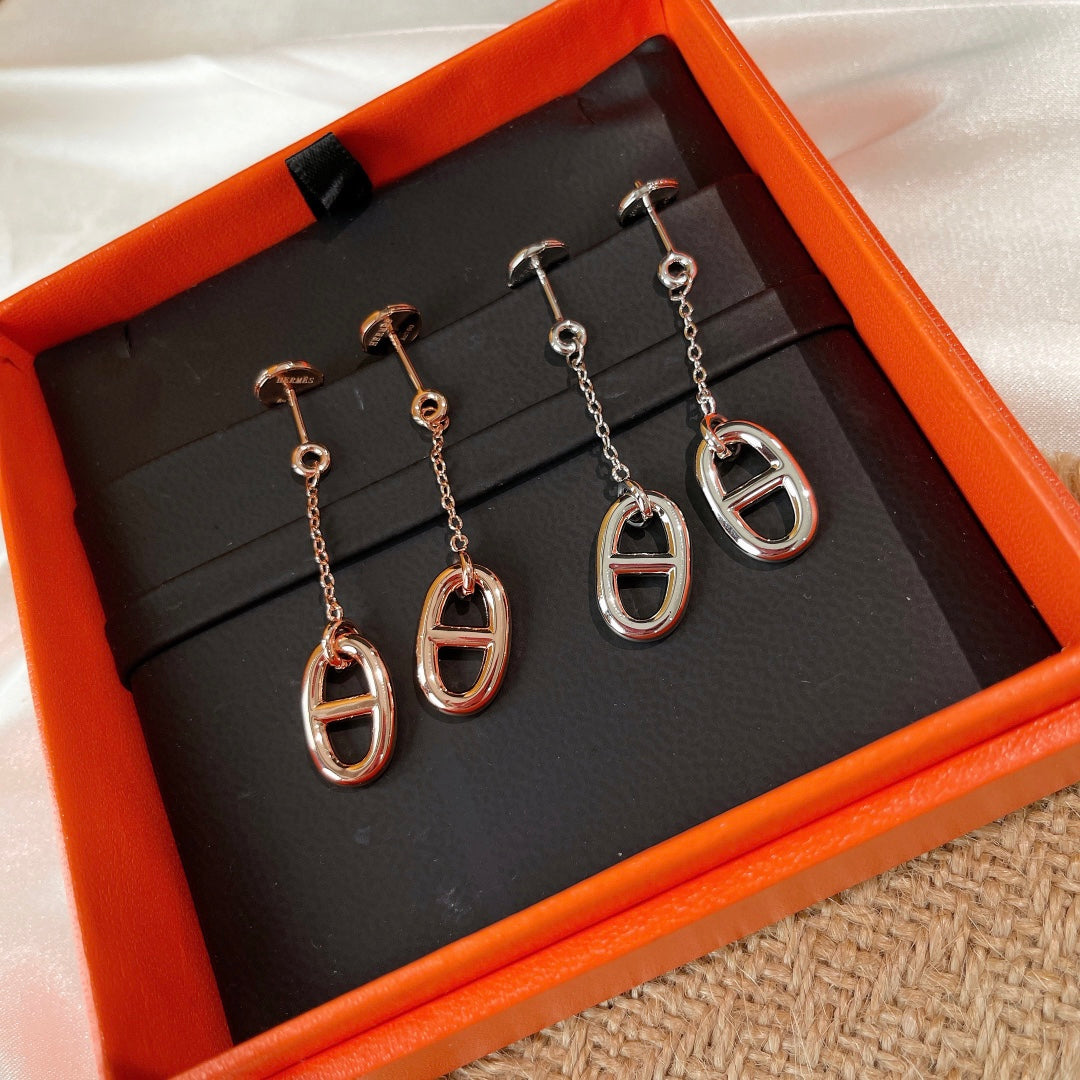 [Regal Gem]CHAINE TASSEL EARRINGS