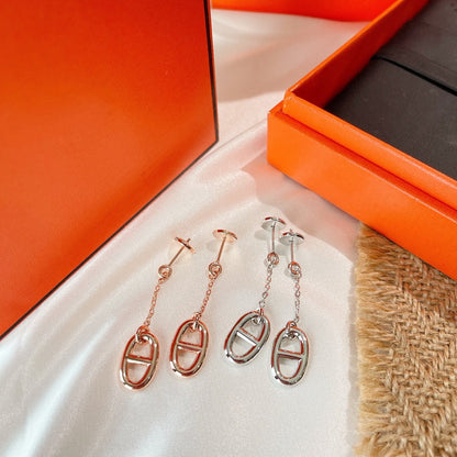 [Regal Gem]CHAINE TASSEL EARRINGS