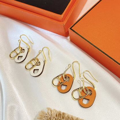 [Regal Gem]HM O'MAILLON GOLD EARRINGS