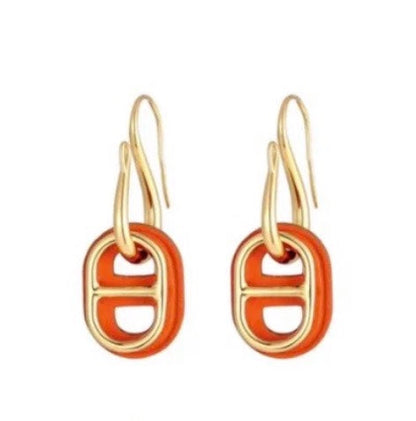 [Regal Gem]HM O'MAILLON GOLD EARRINGS