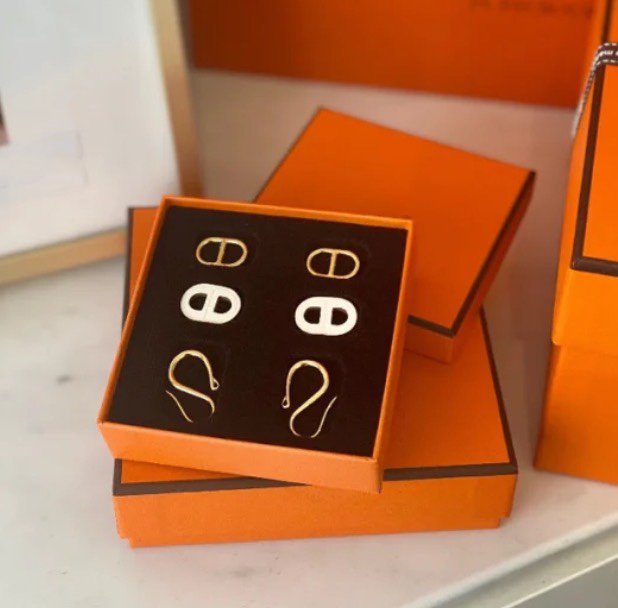[Regal Gem]HM O'MAILLON GOLD EARRINGS
