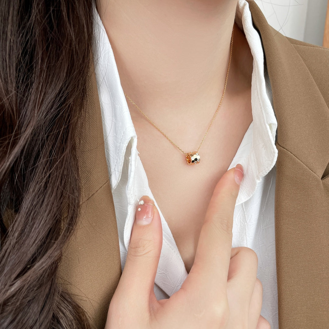 [Regal Gem]BEE MINI PEDANT DIAMOND NECKLACE