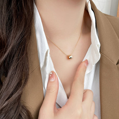 [Regal Gem]BEE MINI PEDANT DIAMOND NECKLACE