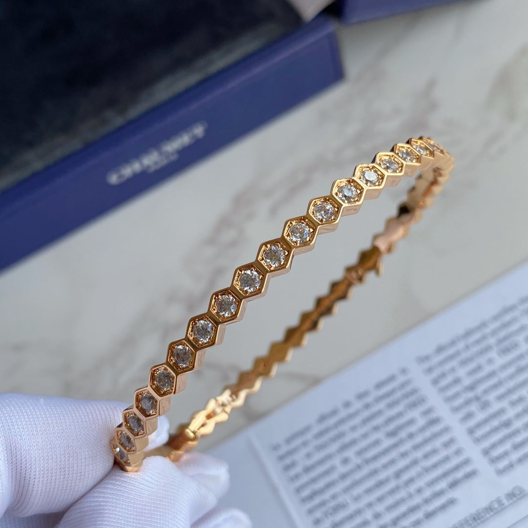 [Regal Gem]BEE LOVE GOLD BRACELET FULL DIAMOND