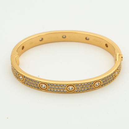 [Regal Gem]LOVE BRACELET 6.1MM DIAMOND-PAVED 10 BIG DIAMONDS