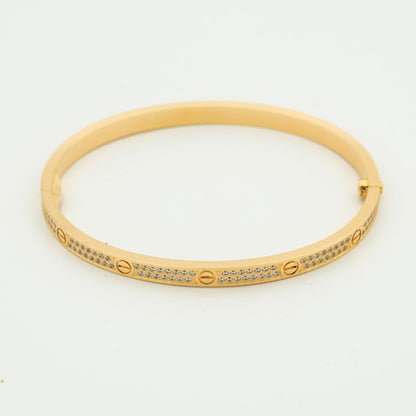 [Regal Gem]LOVE BRACELET 3.65MM DIAMOND-PAVED
