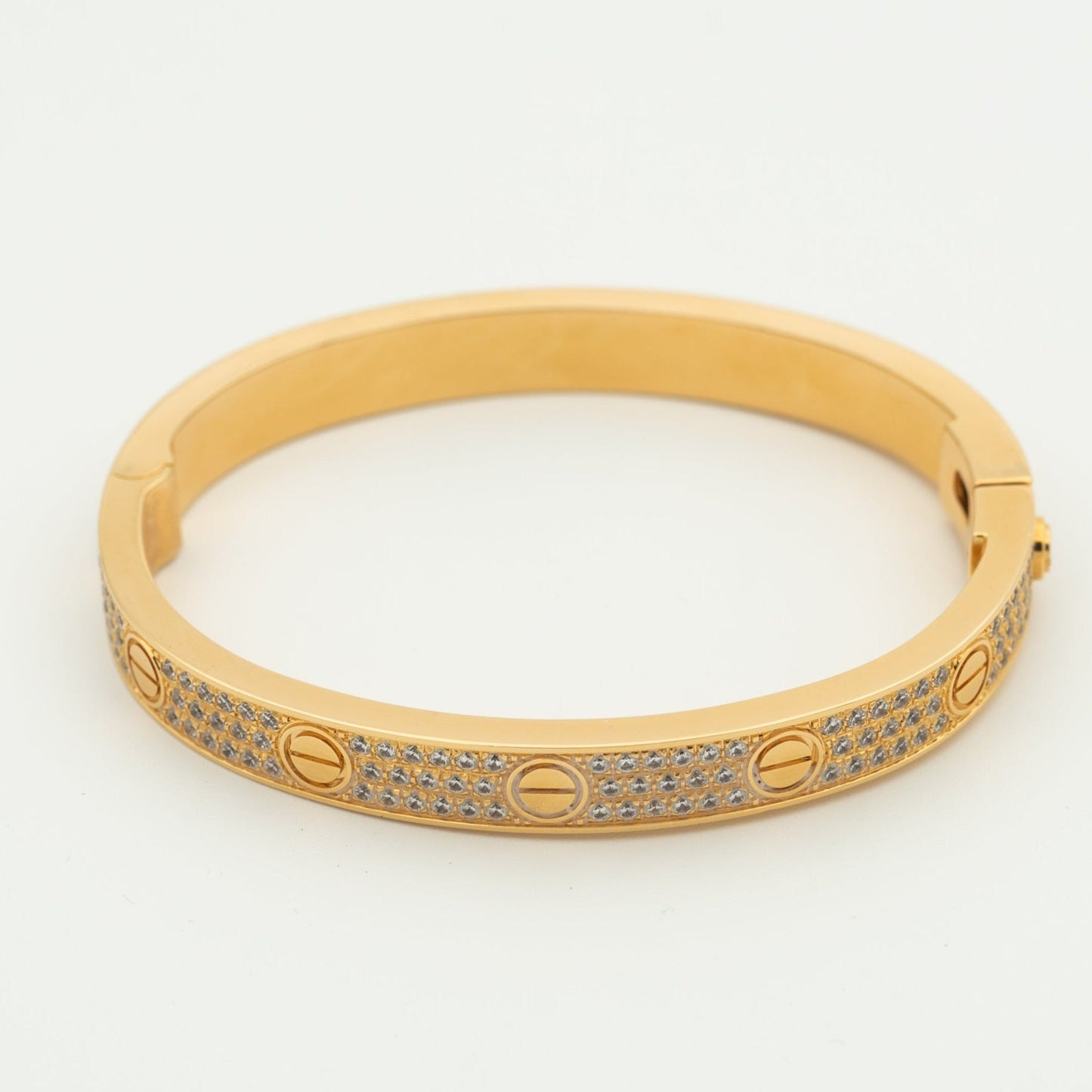 [Regal Gem]LOVE BRACELET 6.1MM DIAMOND-PAVED