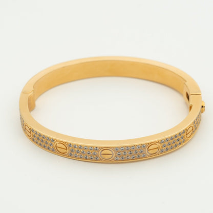 [Regal Gem]LOVE BRACELET 6.1MM DIAMOND-PAVED