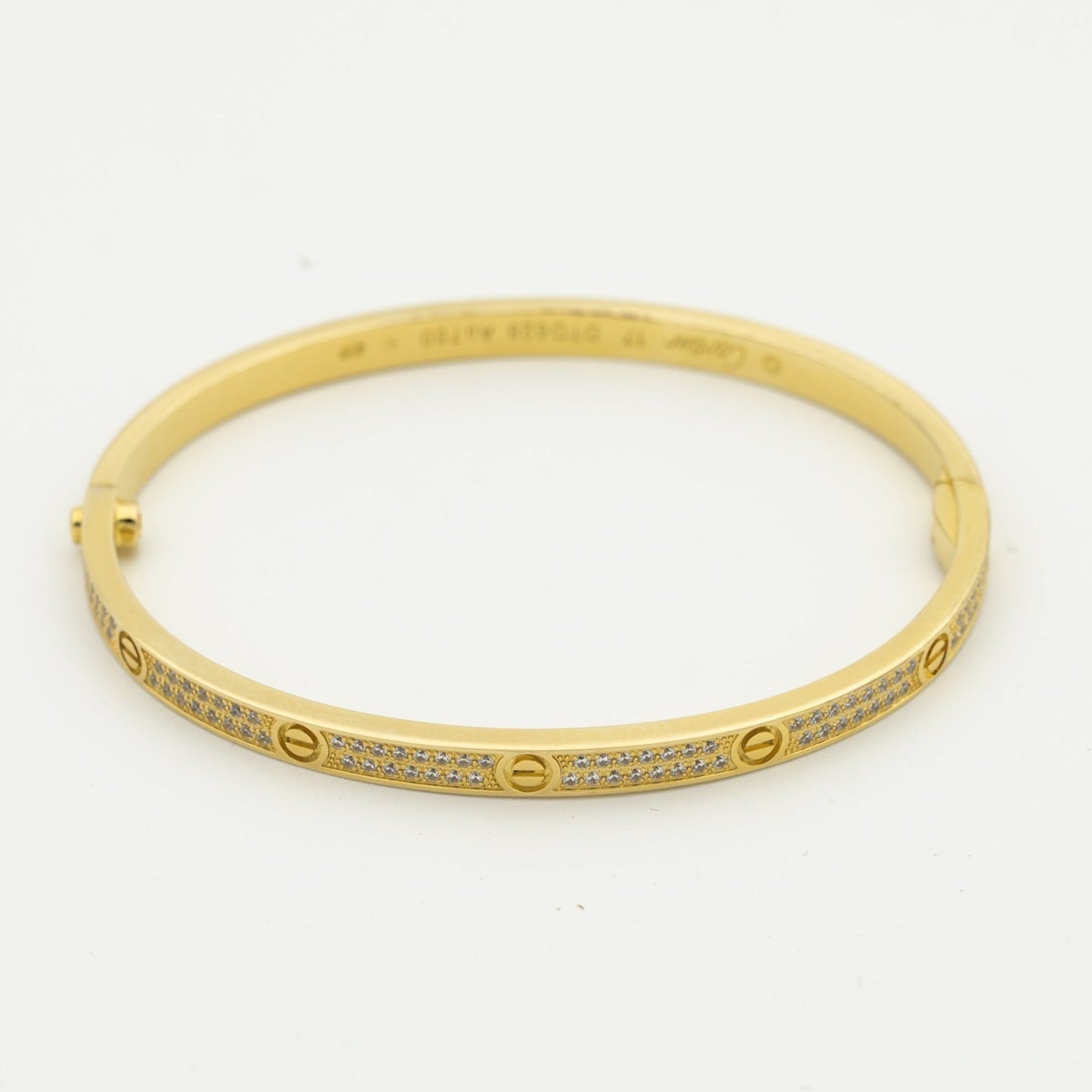 [Regal Gem]LOVE BRACELET 3.65MM DIAMOND-PAVED