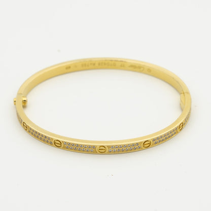 [Regal Gem]LOVE BRACELET 3.65MM DIAMOND-PAVED