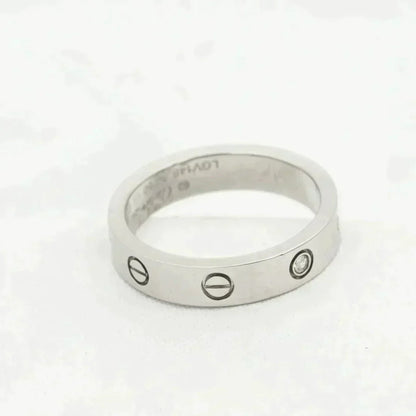 [Regal Gem]LOVE RING 4MM 1 DIAMOND SILVER