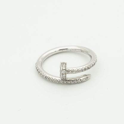 [Regal Gem]JUSTE RING 1.8MM SILVER DIAMONDS
