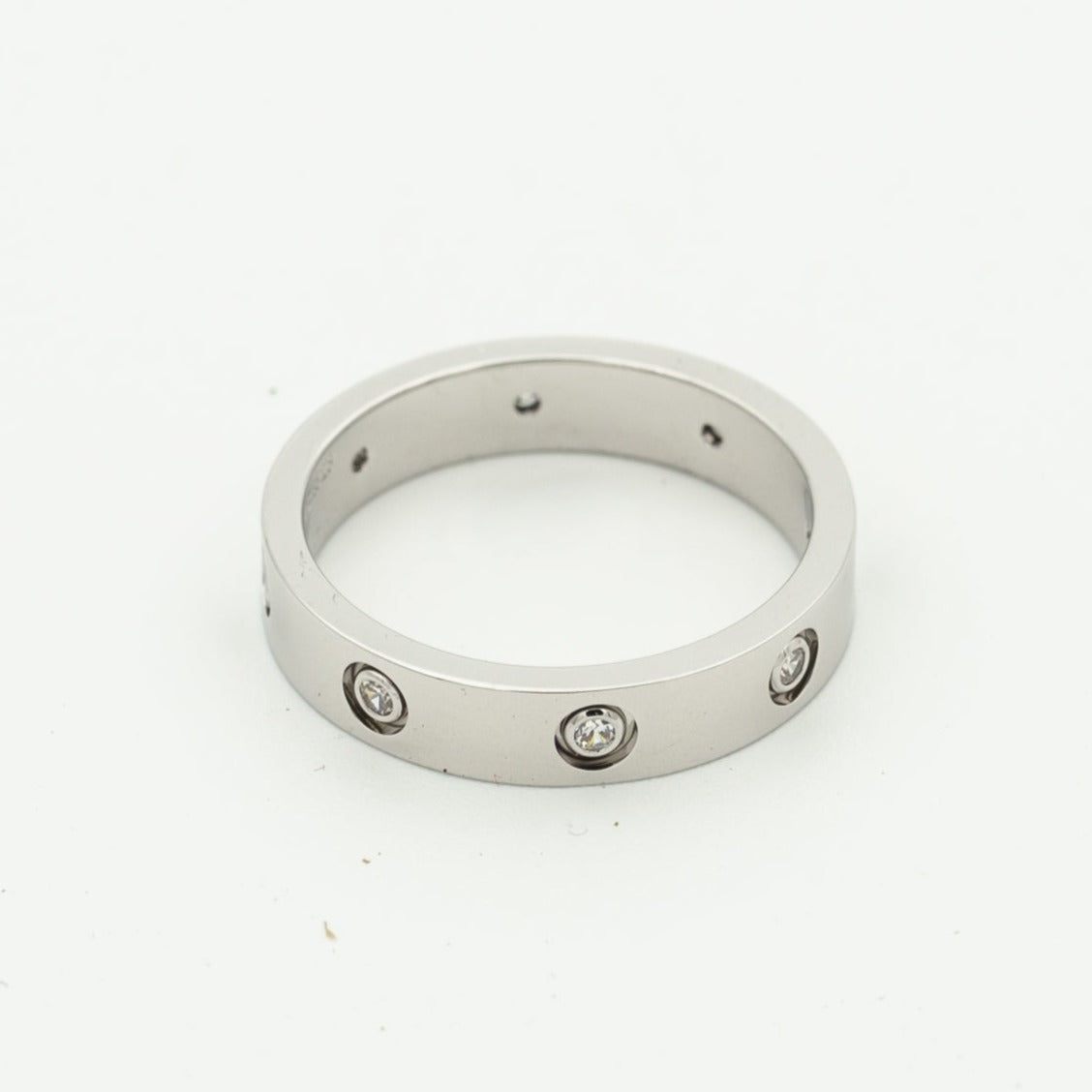 [Regal Gem]LOVE RING 3.6MM 8 DIAMONDS