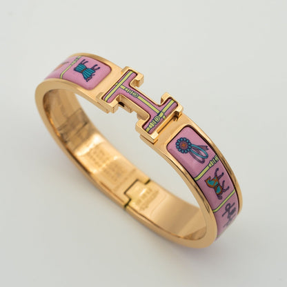 [Regal Gem]H PINK GOLD BRACELET PINK CERAMIC